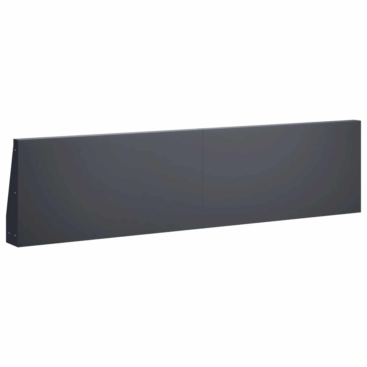 Zid za zadržavanje 4 kom. 80 x 12 x 30 cm Čelik Antracit