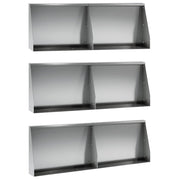 Zid za zadržavanje 6 kom. 60 x 12 x 30 cm Pocinčani čelik