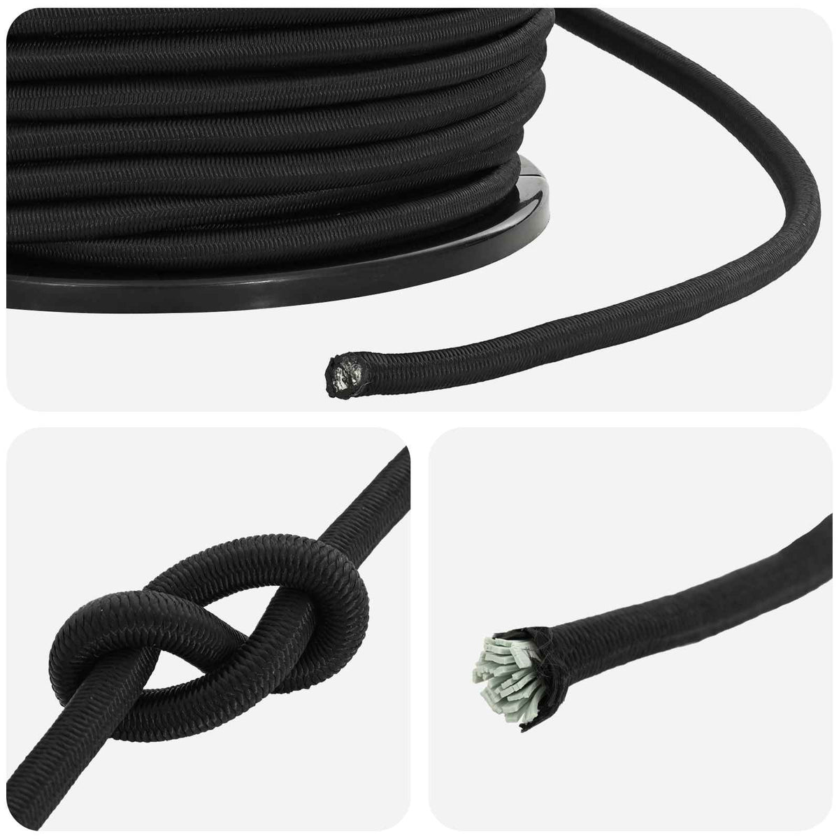 Bungee užadi 10 mm Crna PP i guma