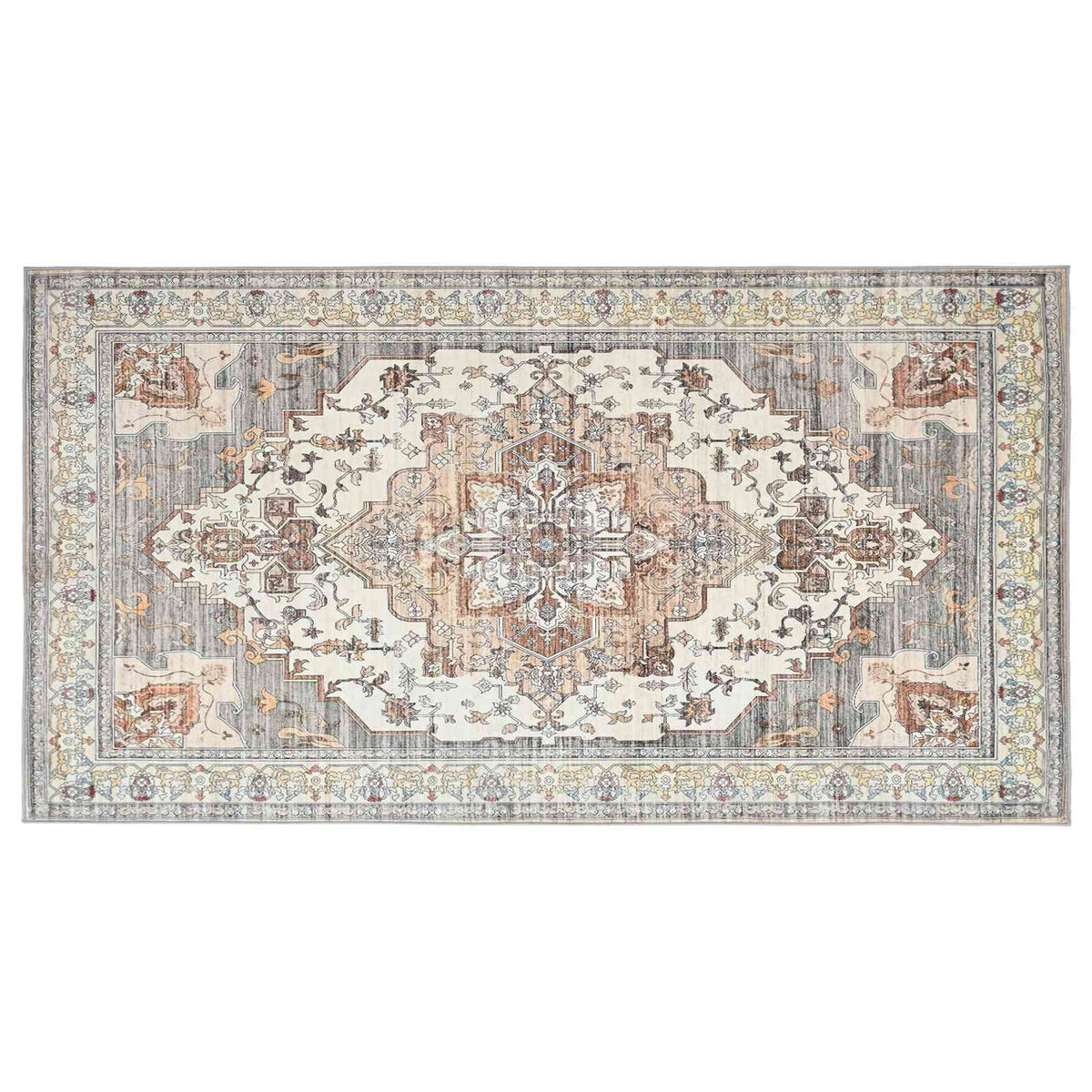 Tepih ORIZ Smeđa 80 x 150 cm 100% poliester
