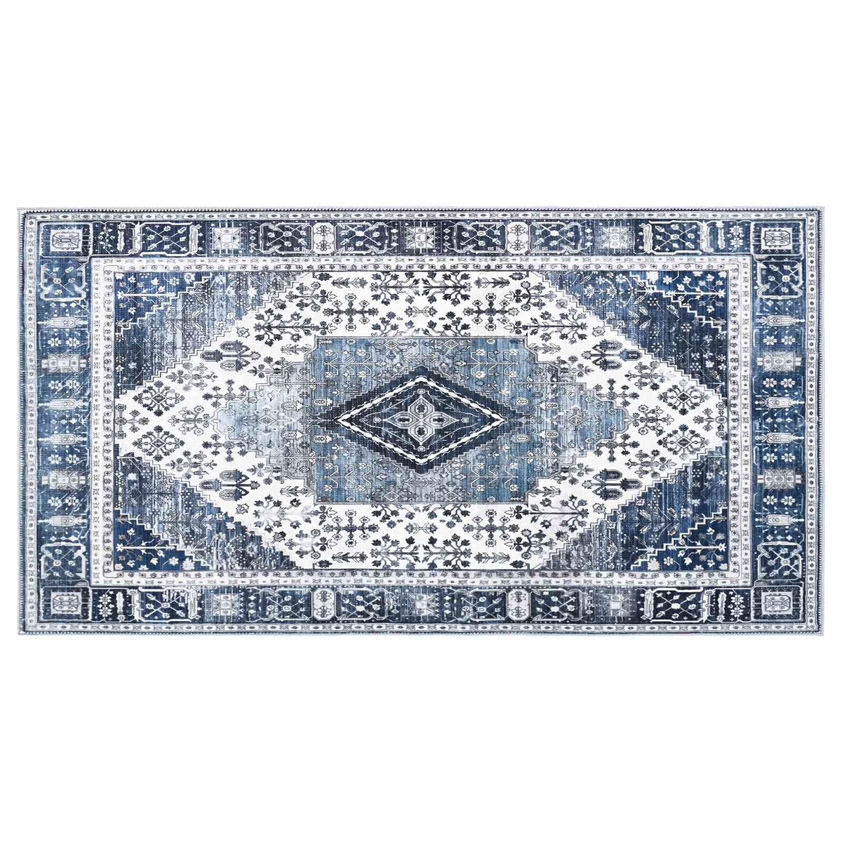 Tepih ORIZ Tamno plava 80 x 150 cm 100% poliester