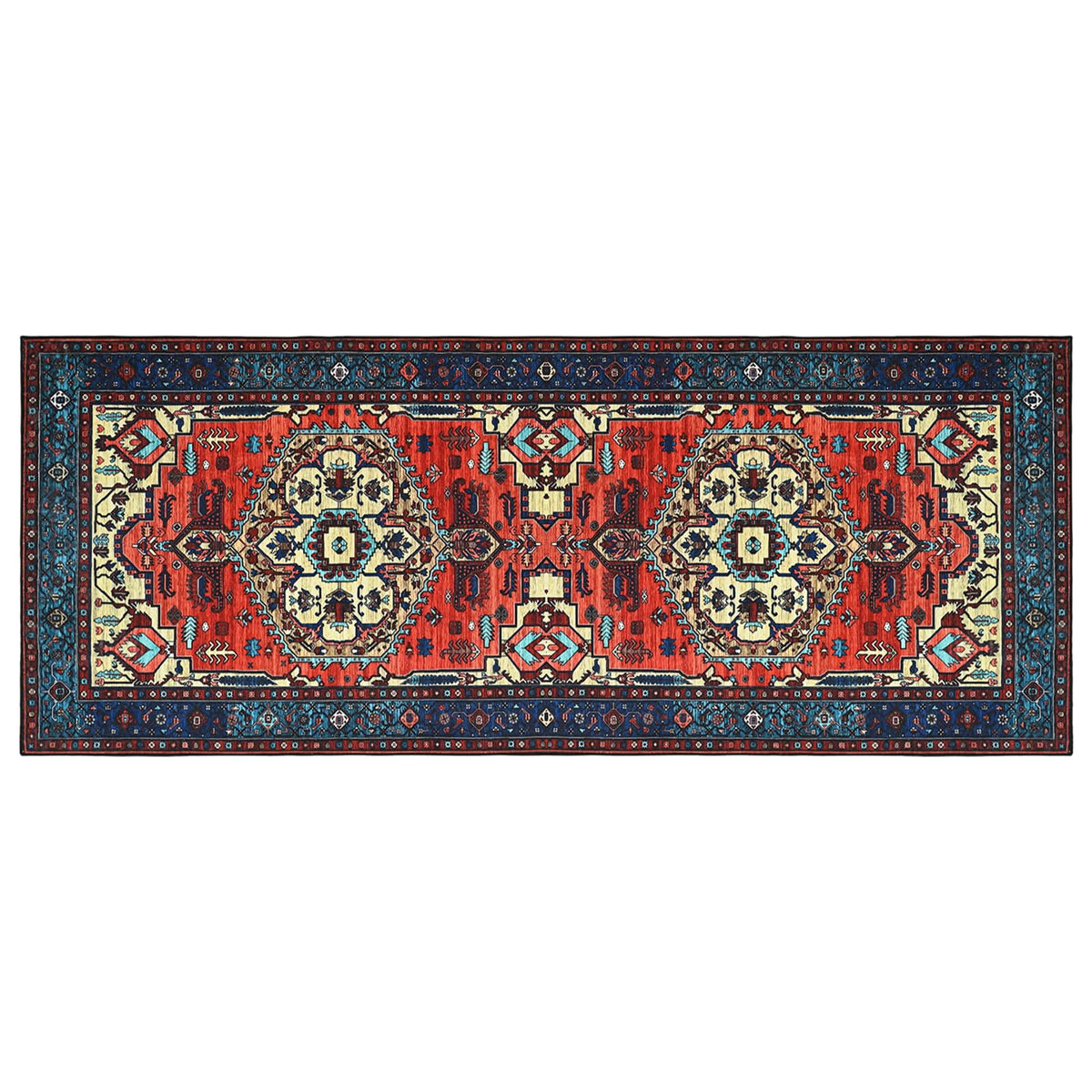 Tepih ORIZ Crvena 80 x 200 cm 100% poliester
