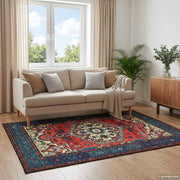 Tepih ORIZ Crvena 200 x 200 cm 100% poliester