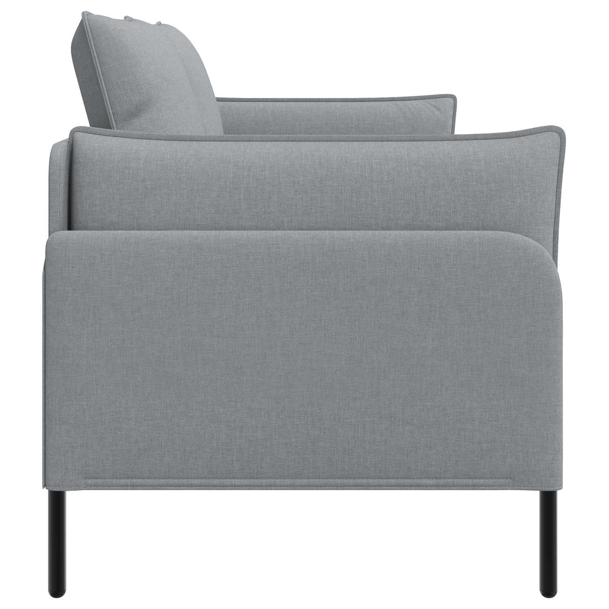 Sofa za dvije osobe Svjetlosiva 188 x 81 x 89 cm Tkanina
