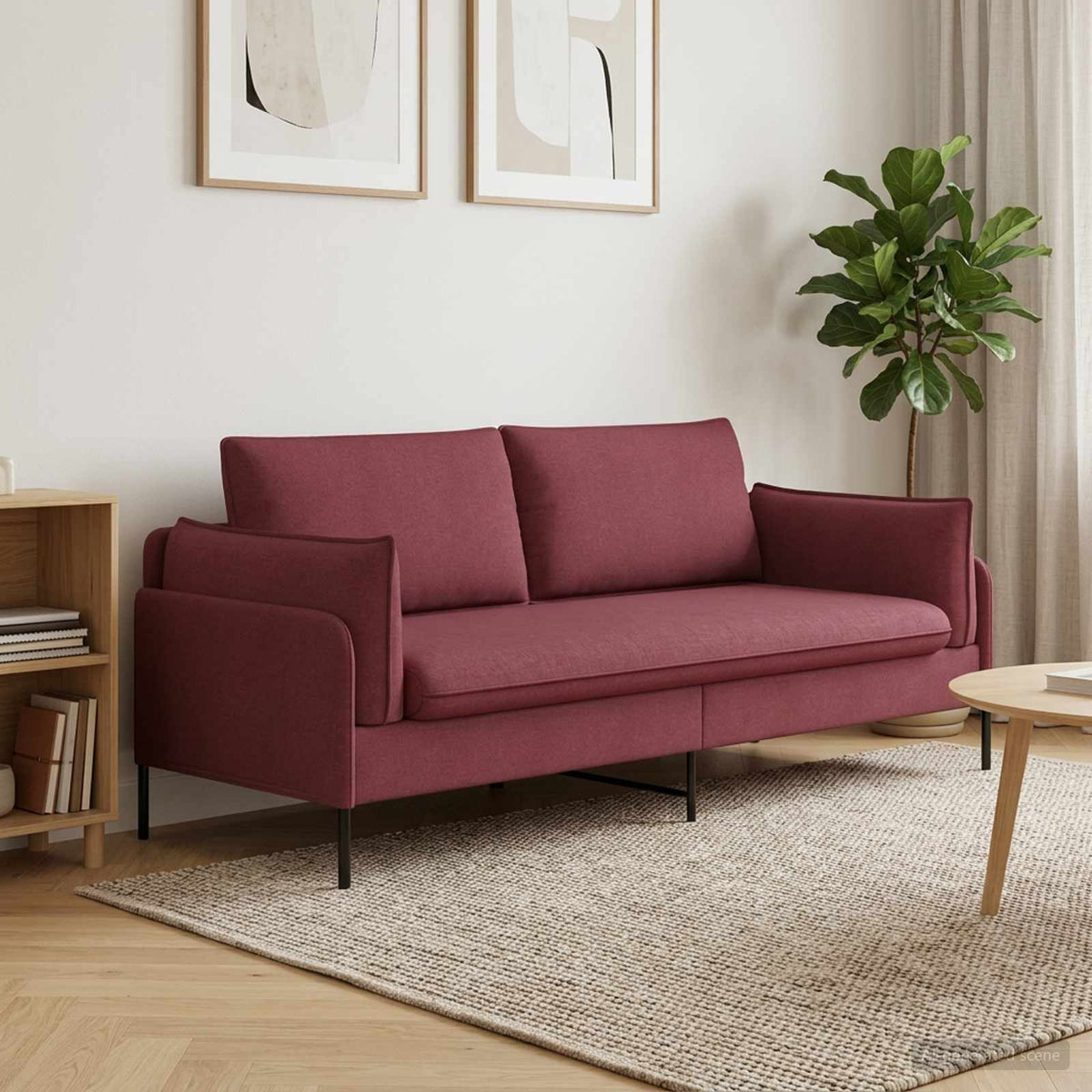 Sofa za dvije osobe 188 x 81 x 89 cm Tkanina