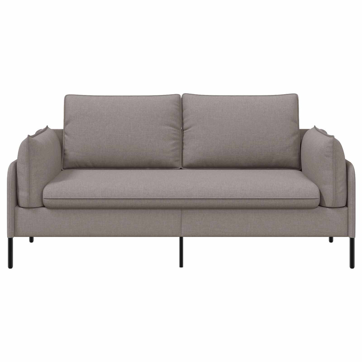 Sofa za dvije osobe Sivosmeđa 188 x 81 x 89 cm Tkanina