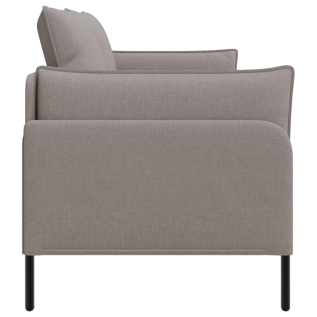 Sofa za dvije osobe Sivosmeđa 188 x 81 x 89 cm Tkanina