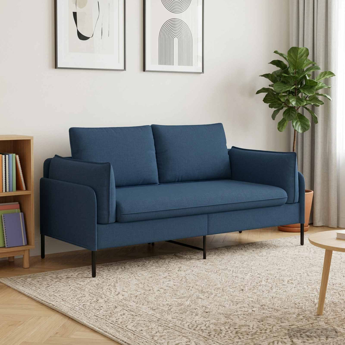 Sofa za dvije osobe 188 x 81 x 89 cm Tkanina