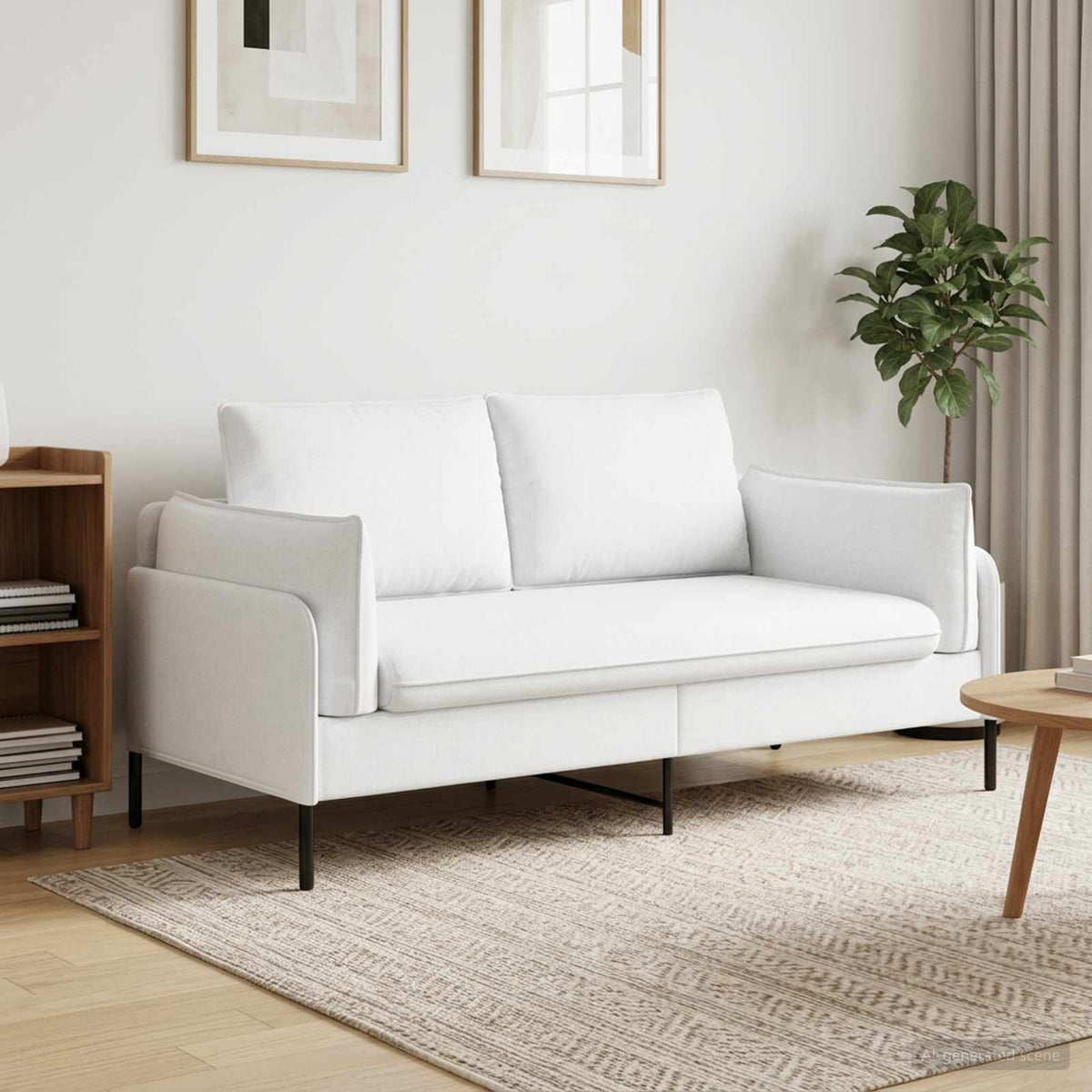Sofa za dvije osobe 188 x 81 x 89 cm Tkanina