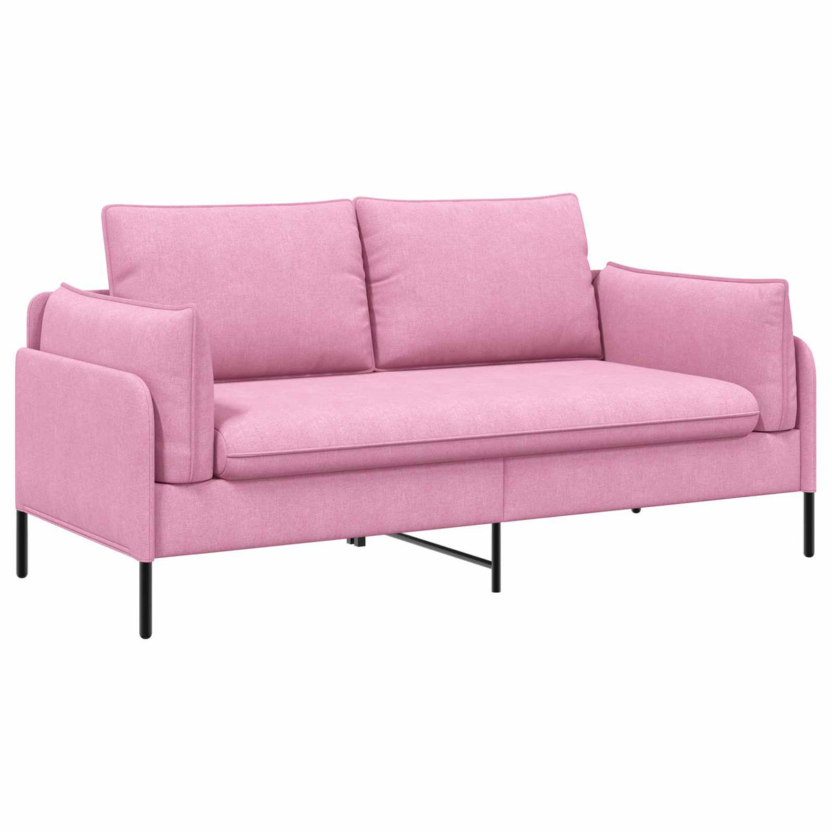 Sofa za dvije osobe Ružičasta 188 x 81 x 89 cm Tkanina