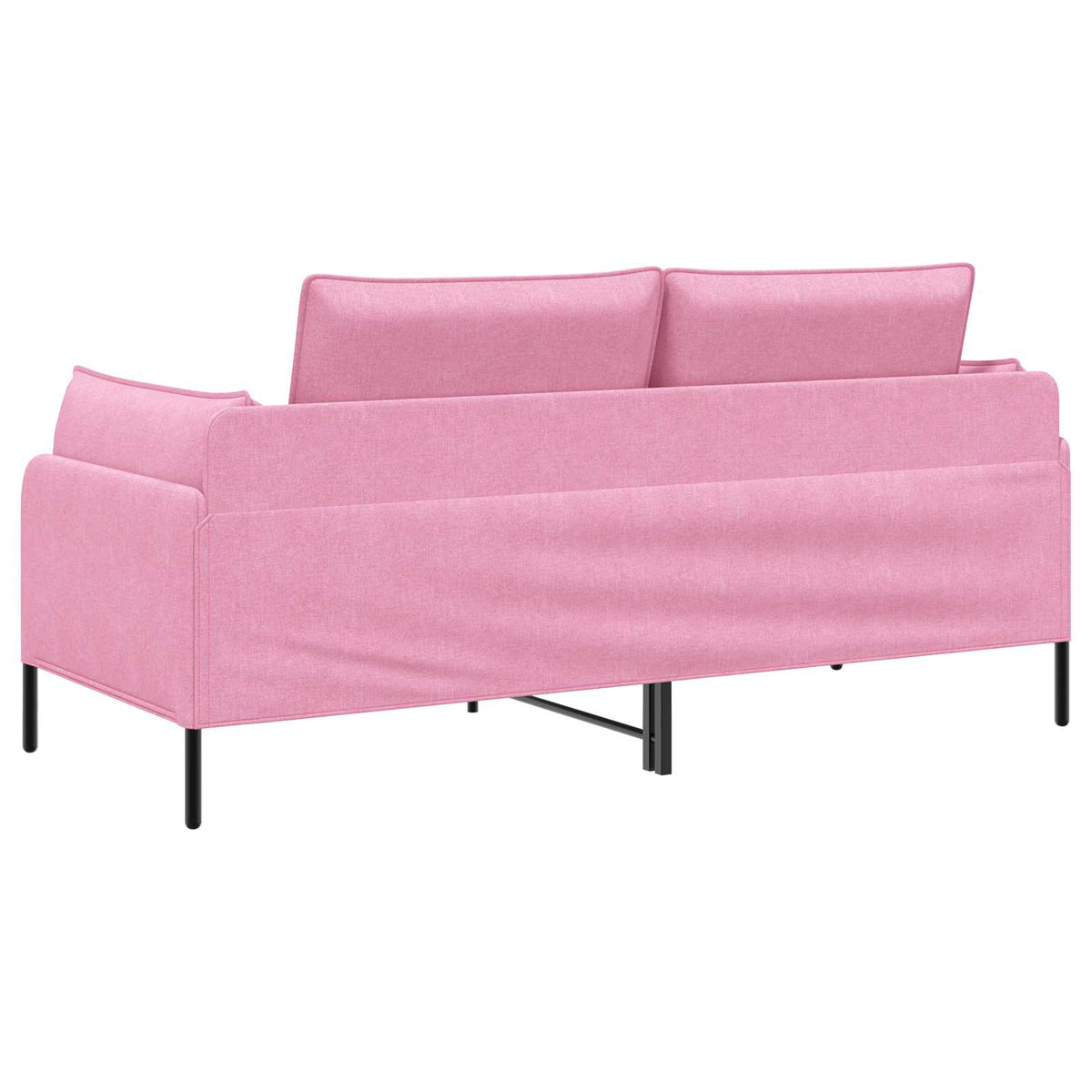Sofa za dvije osobe Ružičasta 188 x 81 x 89 cm Tkanina