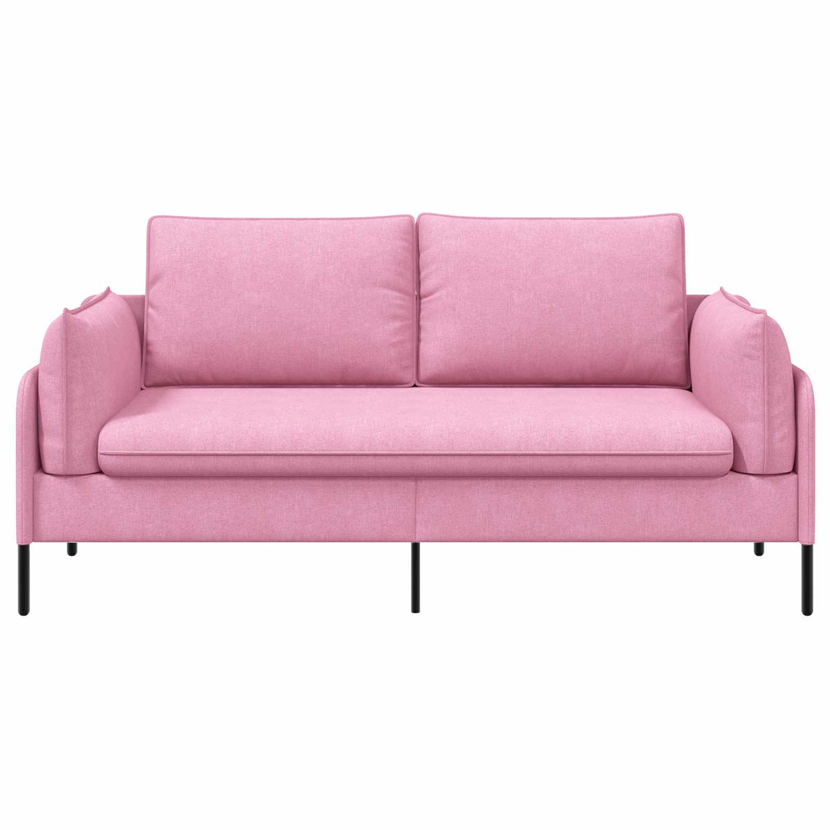 Sofa za dvije osobe Ružičasta 188 x 81 x 89 cm Tkanina
