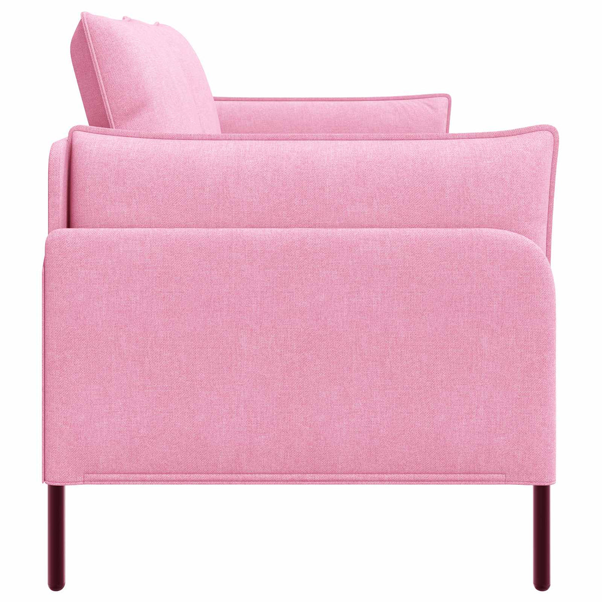 Sofa za dvije osobe Ružičasta 188 x 81 x 89 cm Tkanina