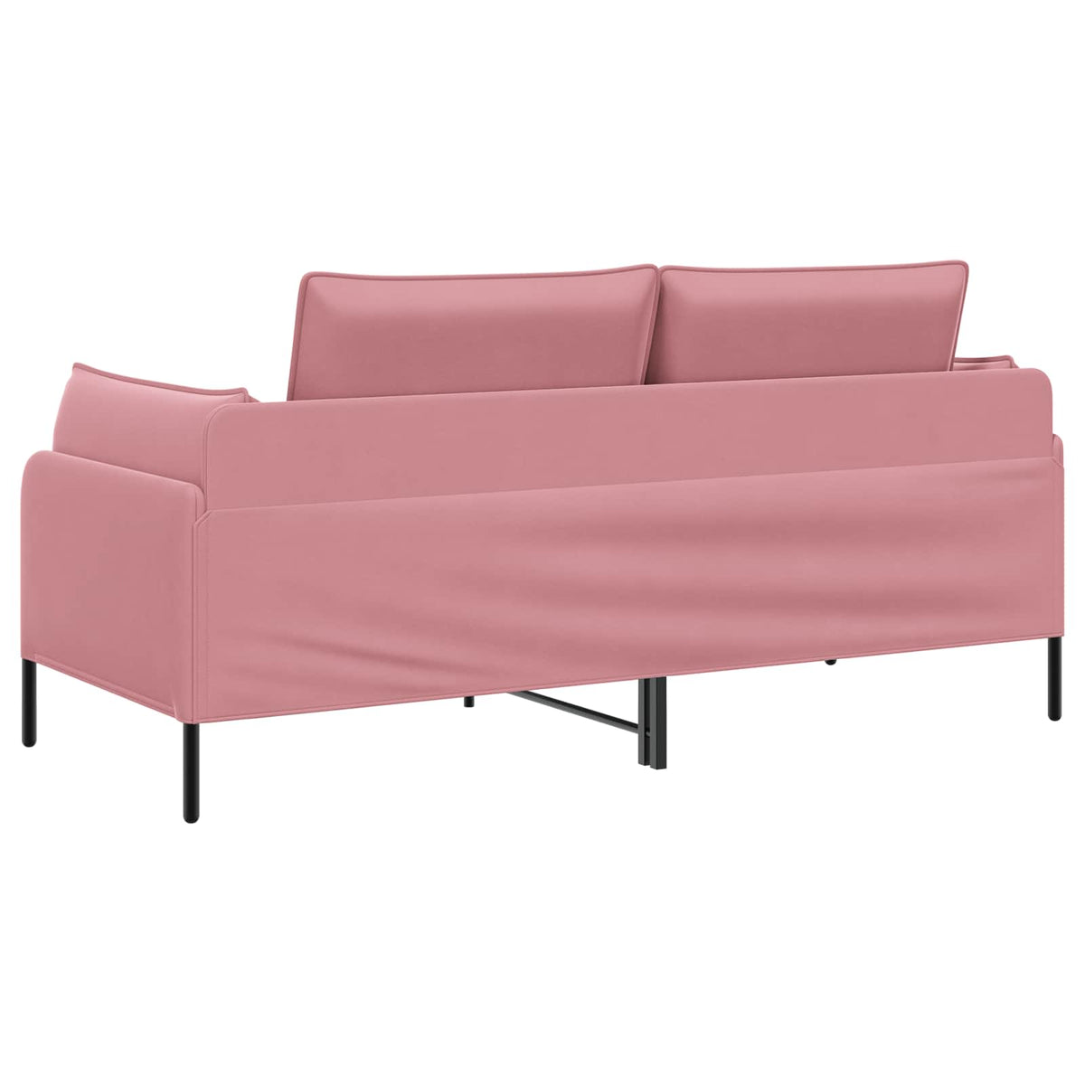 Sofa za dvije osobe 2-sjedalo Ružičasta 188 x 81 x 89 cm Baršun