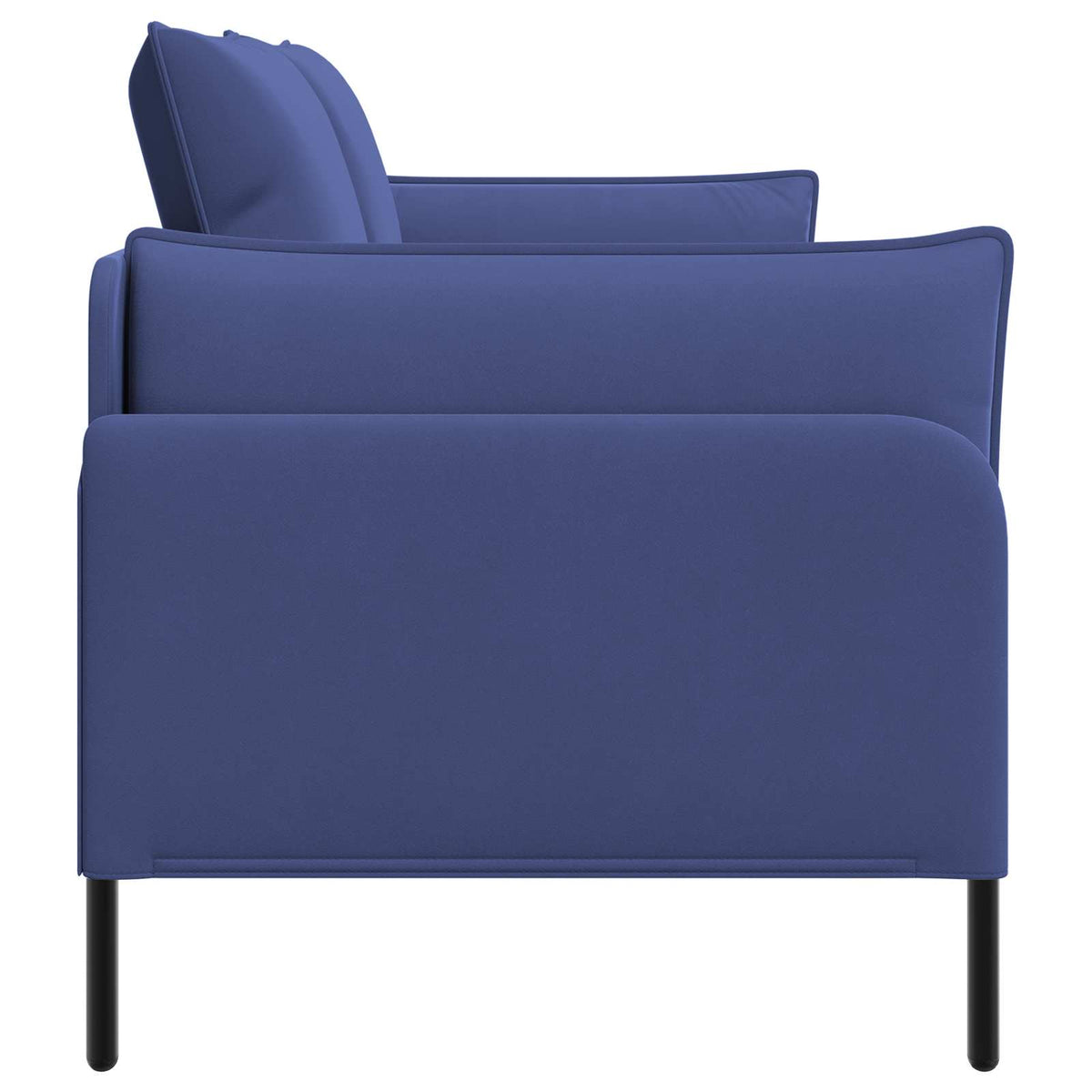 Sofa za dvije osobe 2-sjedalo Policijska plava 188 x 81 x 89 cm