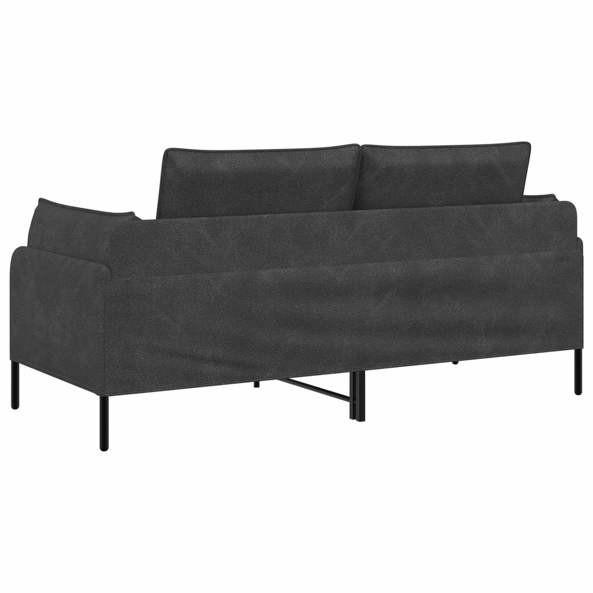 Sofa za dvije osobe Crna 188 x 81 x 89 cm Umjetna koža