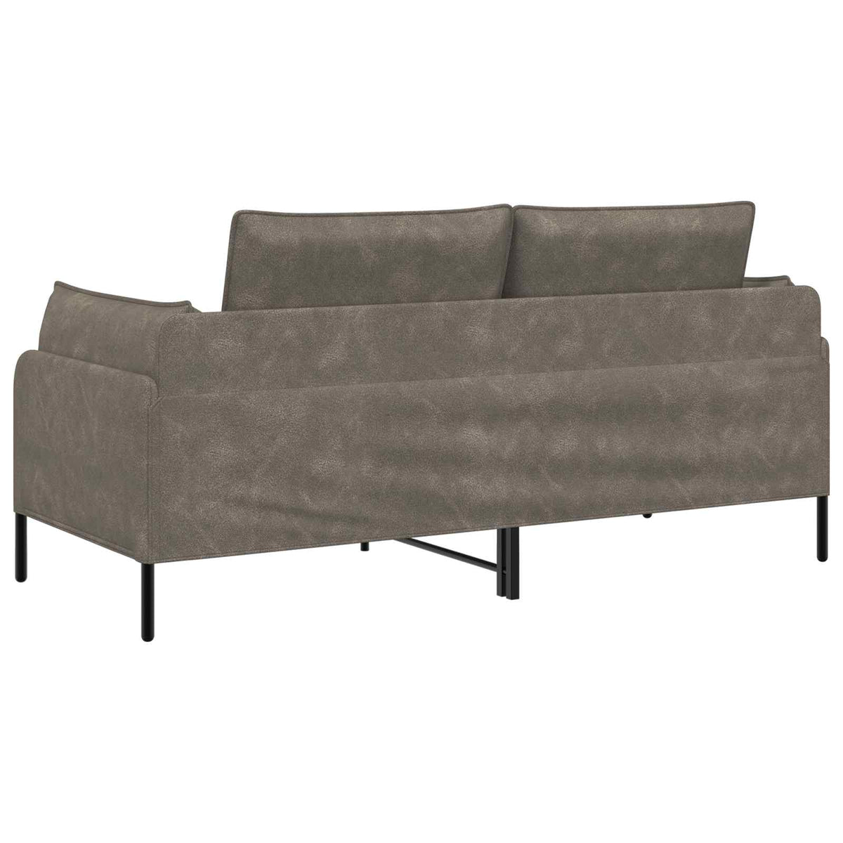 Sofa za dvije osobe Siva 188 x 81 x 89 cm Umjetna koža