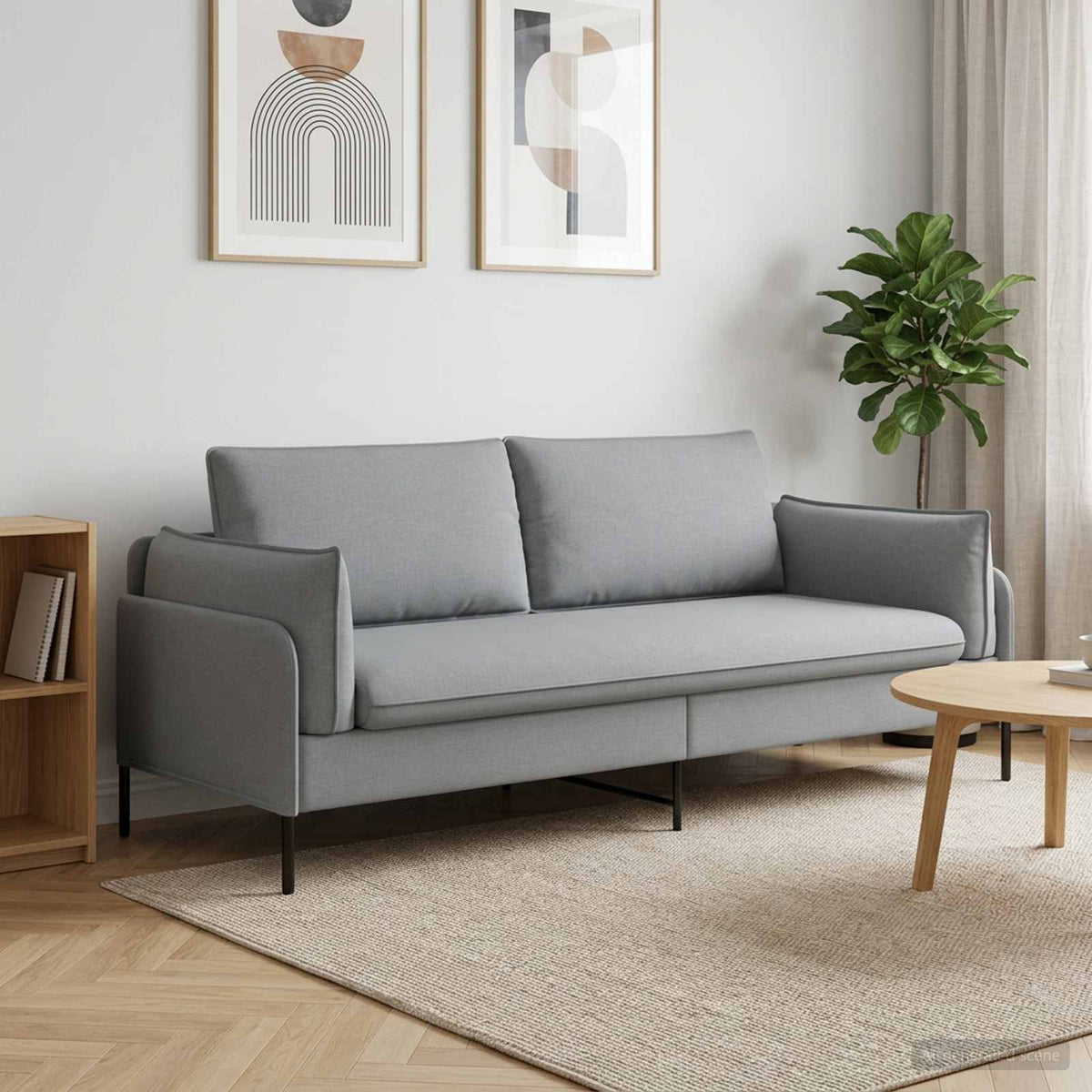 Sofa za dvije osobe 188 x 81 x 89 cm Tkanina