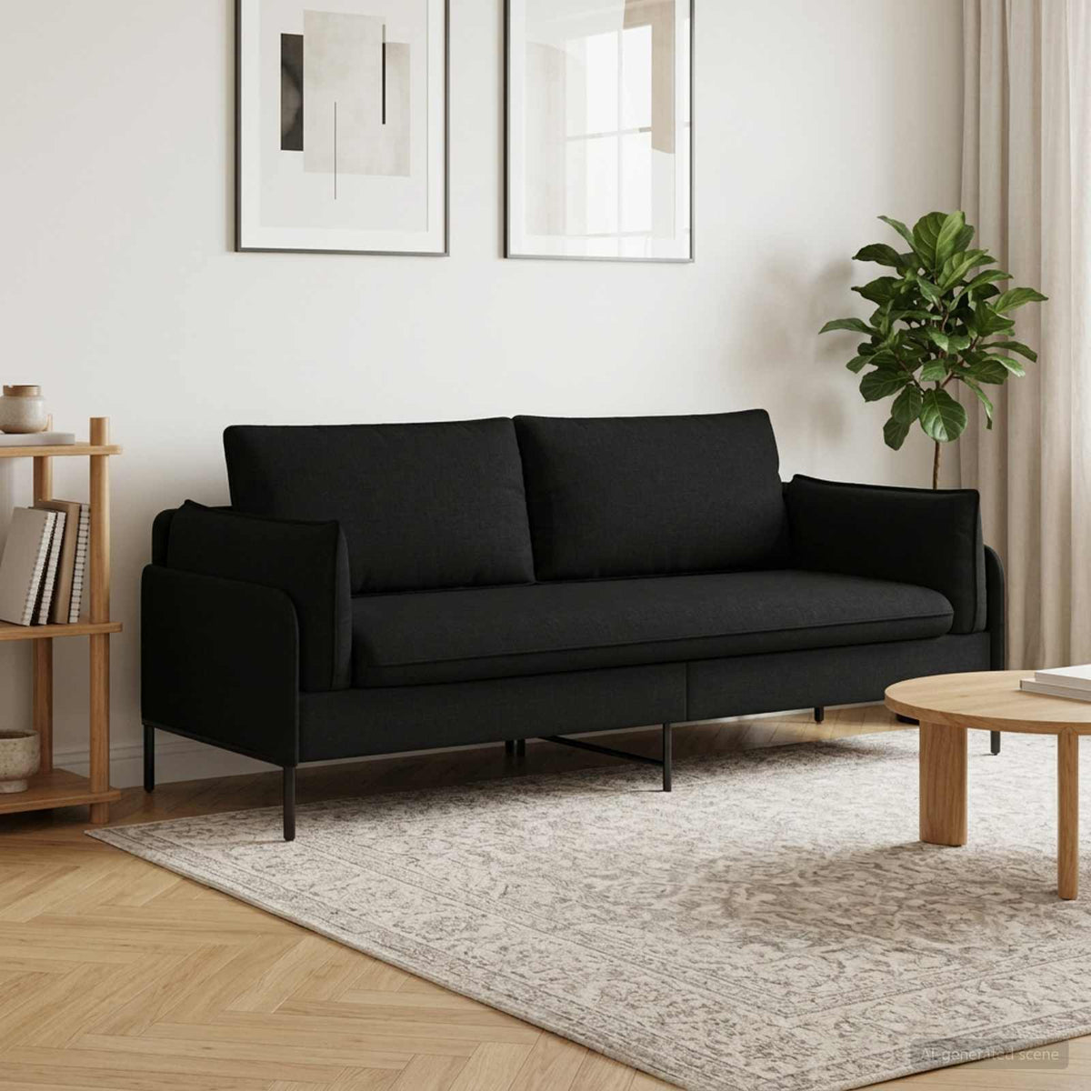 Sofa za dvije osobe 188 x 81 x 89 cm Tkanina