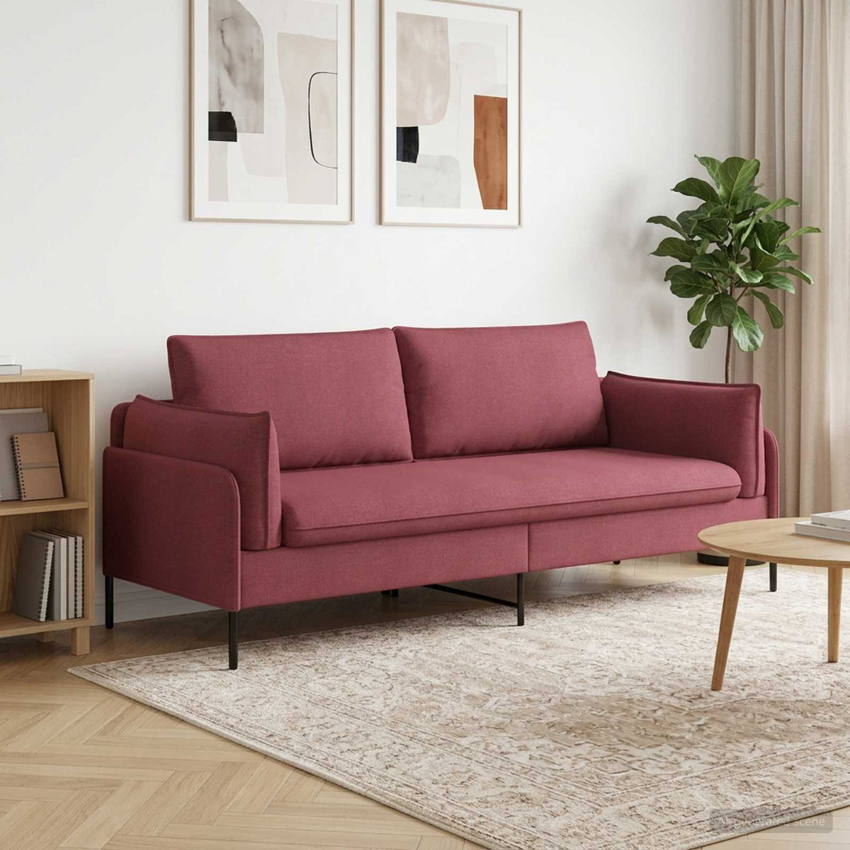 Sofa za dvije osobe 188 x 81 x 89 cm Tkanina