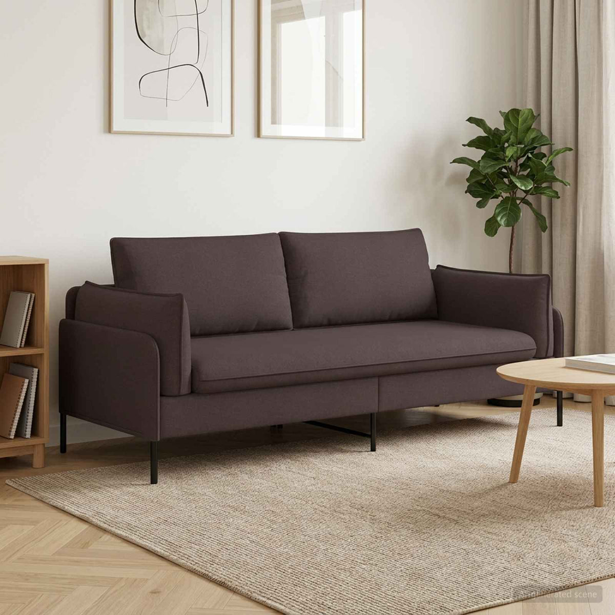 Sofa za dvije osobe 188 x 81 x 89 cm Tkanina