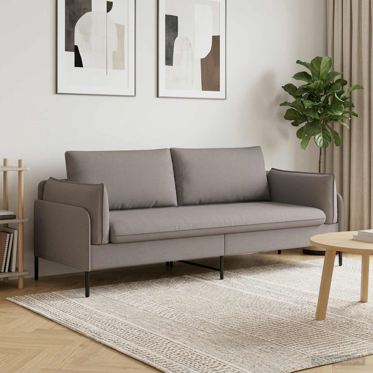 Sofa za dvije osobe 188 x 81 x 89 cm Tkanina
