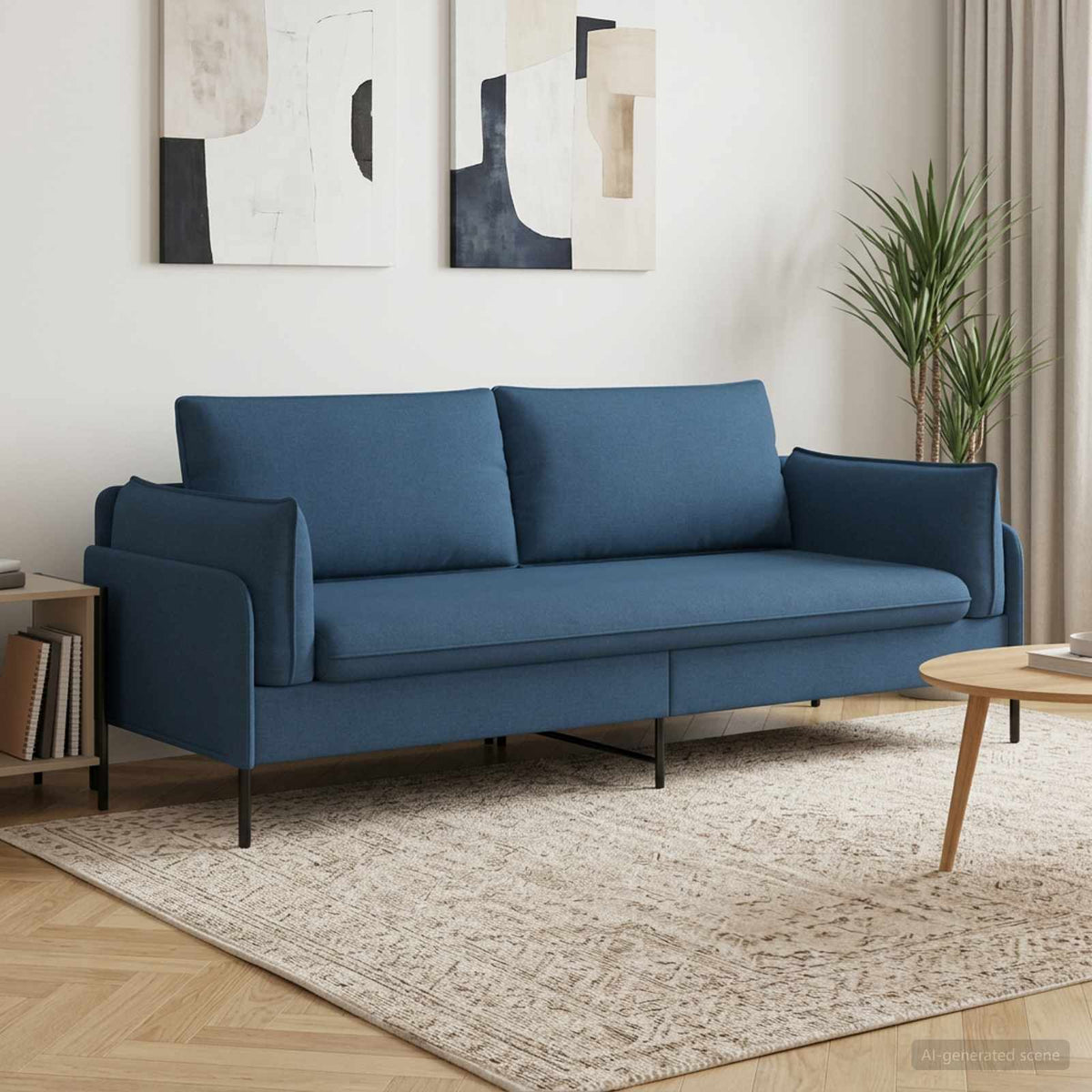 Sofa za dvije osobe 188 x 81 x 89 cm Tkanina