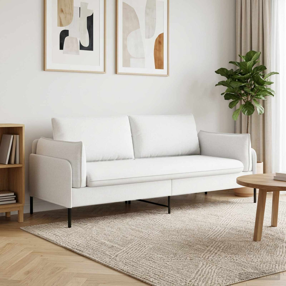 Sofa za dvije osobe 188 x 81 x 89 cm Tkanina