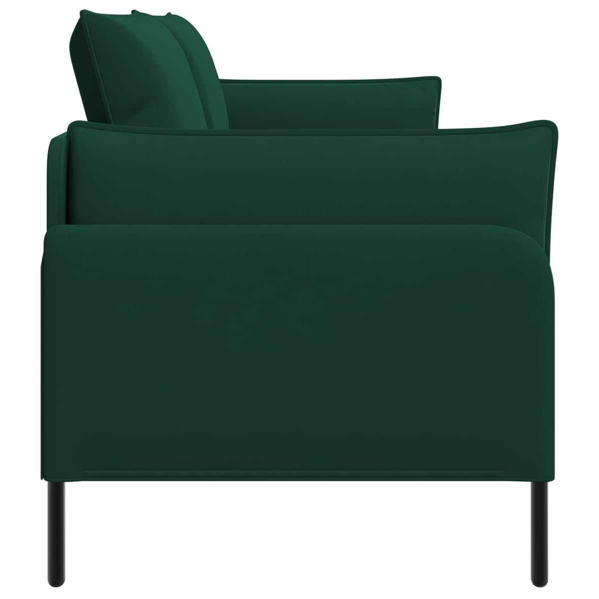 Sofa za 3 osobe Tamnozelena 222 x 81 x 89 cm Baršun