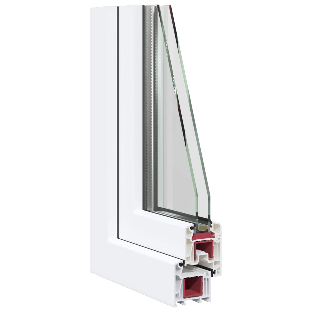 Unutarnja boja prozora u podrumu bijela RISOR 105 x 40 cm