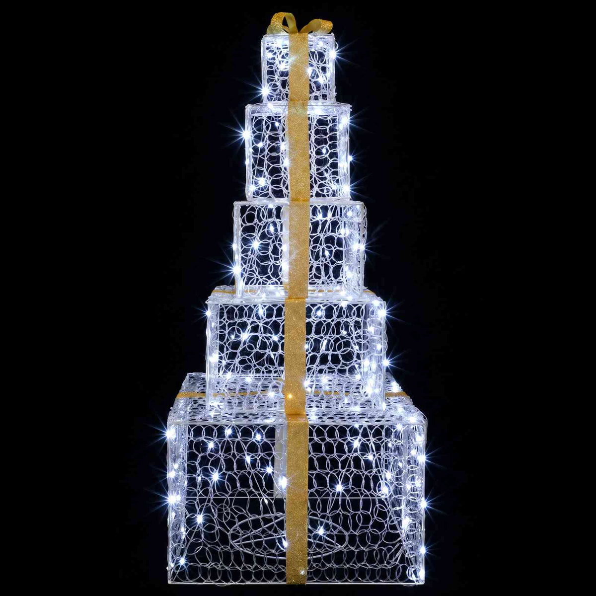 Božićne svjetleće kutije na slaganje 250 LED lampica