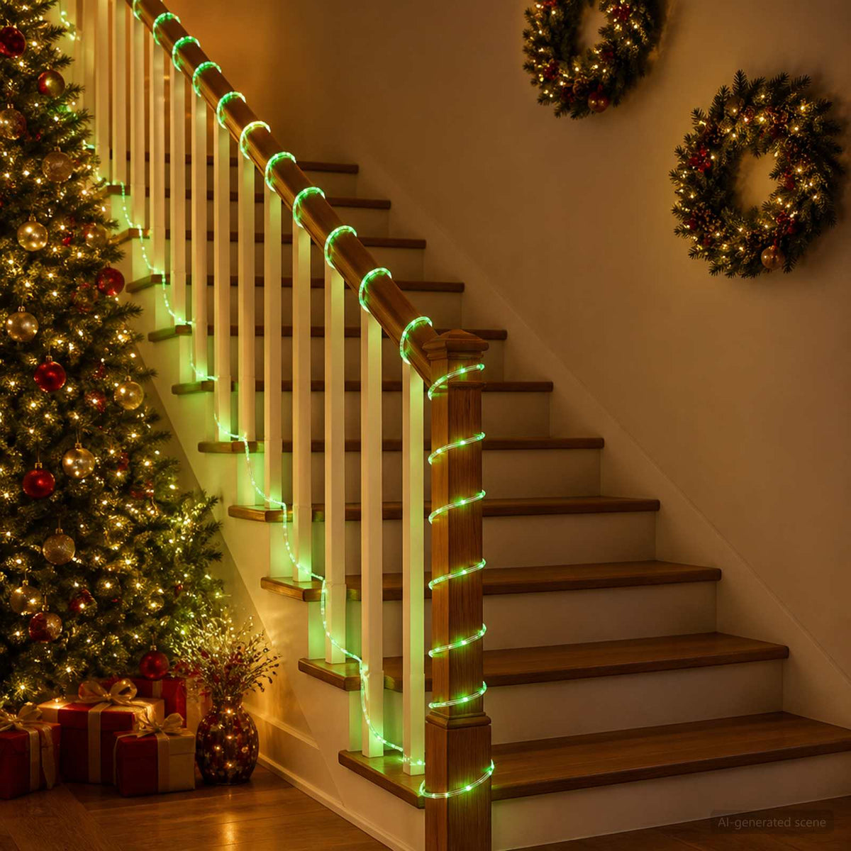 Božićno LED svjetlosno crijevo 240 LED lampica Zelena 10 m