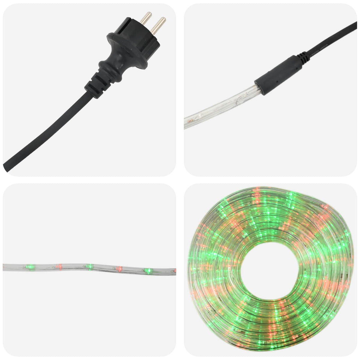 Božićno LED svjetlosno crijevo 120 LED lampica Crvena, Zelena