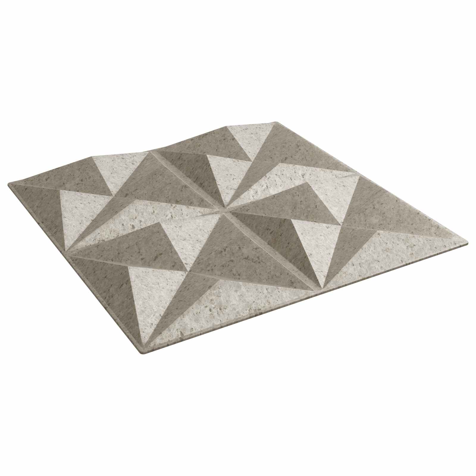 Zidne panele 48 pcs Origami beton 50 x 50 cm XPS pjena