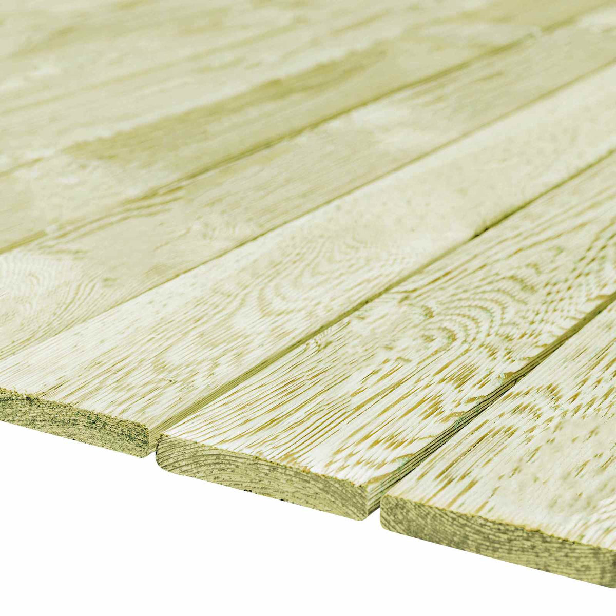 Terasna daska 12 pcs Zelena impregnirana 1,44 m²