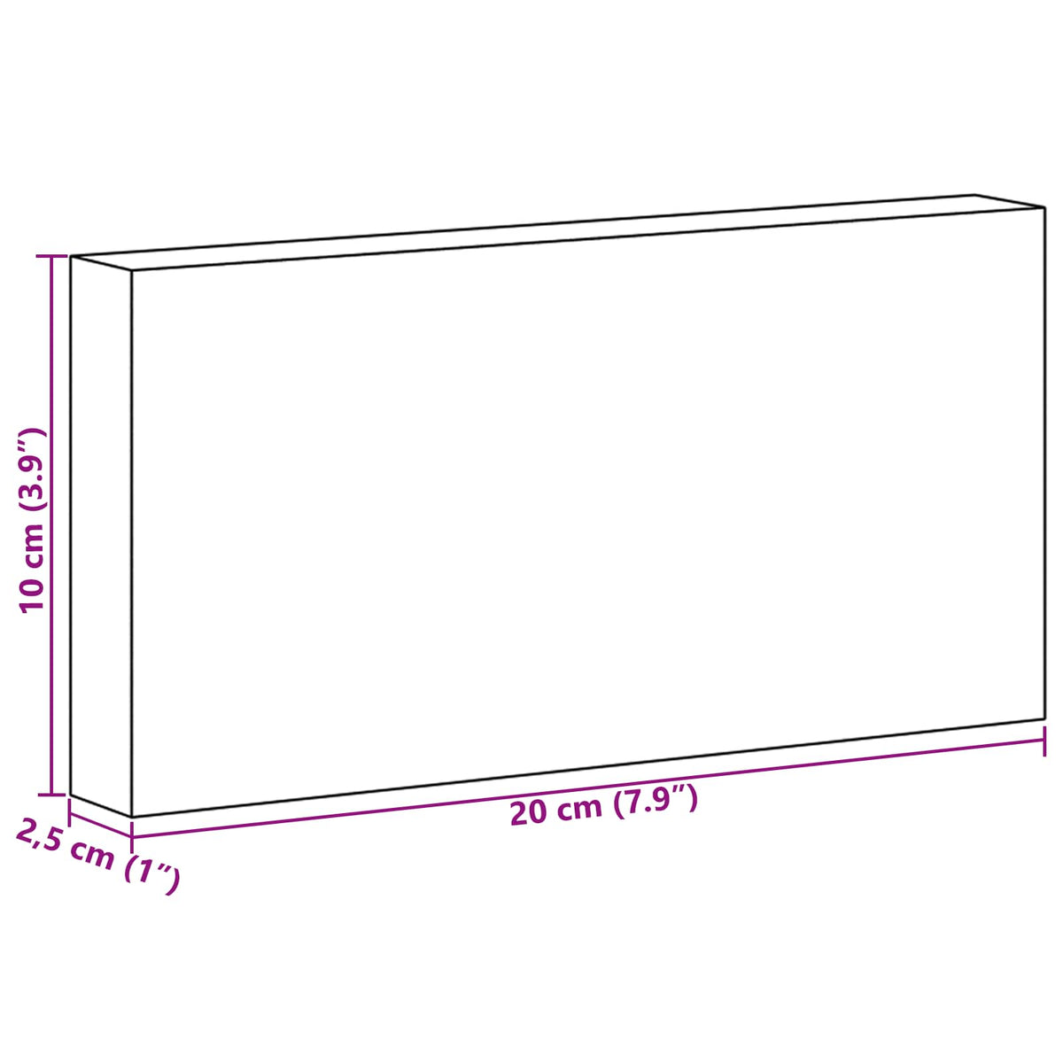 Kamenčići soli 20 pcs Ružičasta 20 x 2,5 x 10 cm Soli od kamena