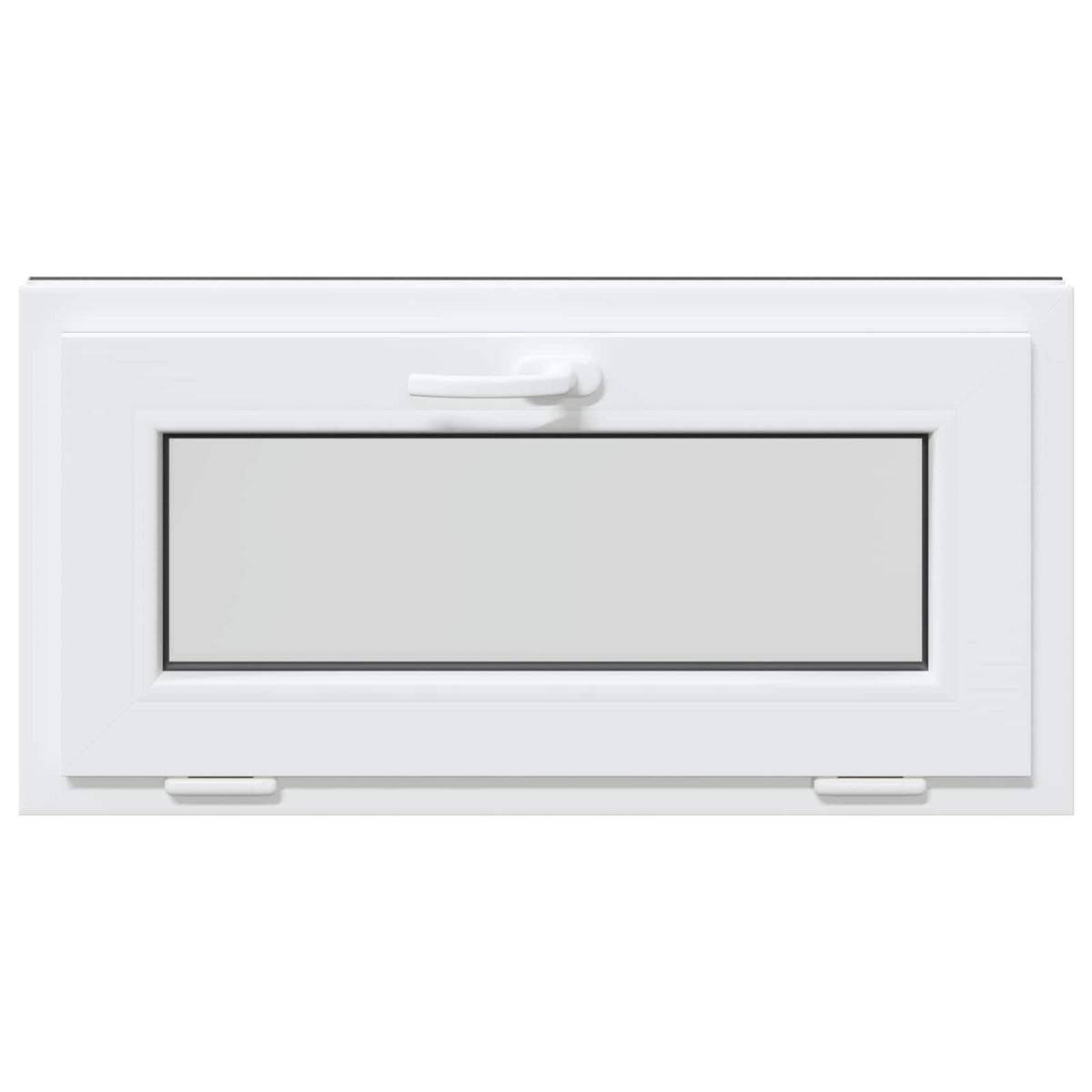 Prozor za podrum RISOR 80 x 40 cm PVC i staklo Antracit