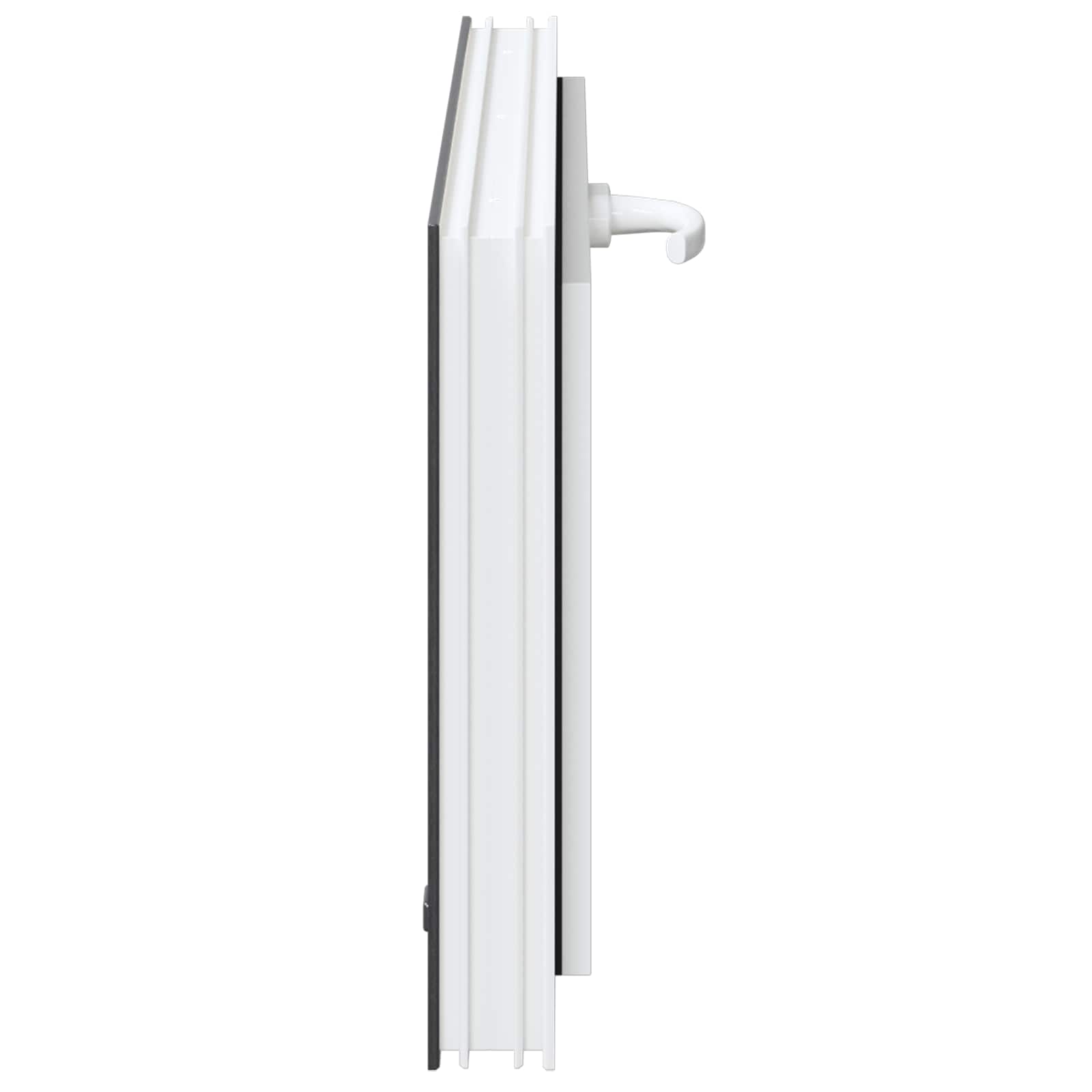 Prozor za podrum RISOR 80 x 40 cm PVC i staklo Antracit