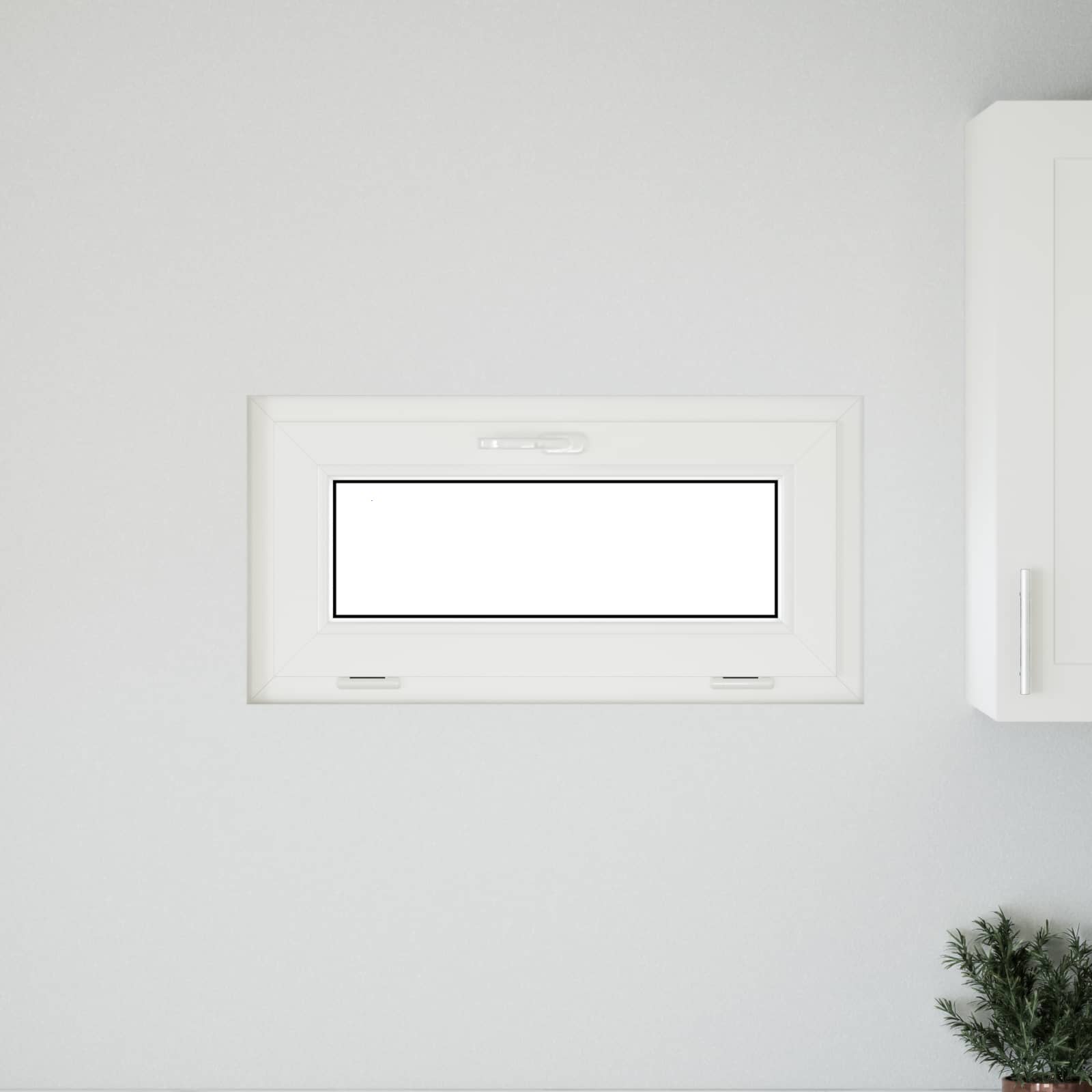Prozor za podrum RISOR 80 x 40 cm PVC i staklo Antracit