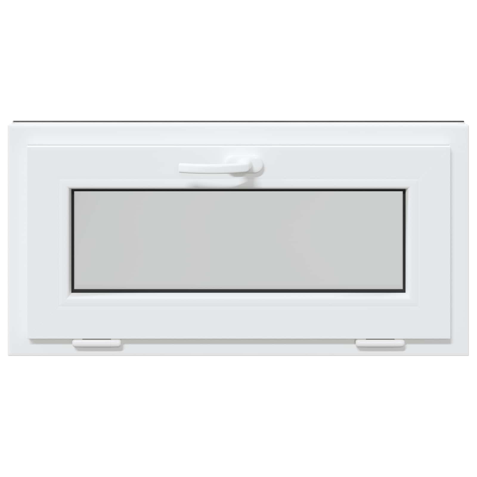 Prozor za podrum RISOR 80 x 40 cm PVC i staklo Antracit