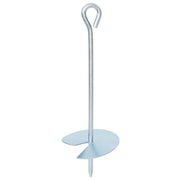Zemaljska sidra 4 pcs Srebrna Ø10 x 30 cm Galvanizirani metal
