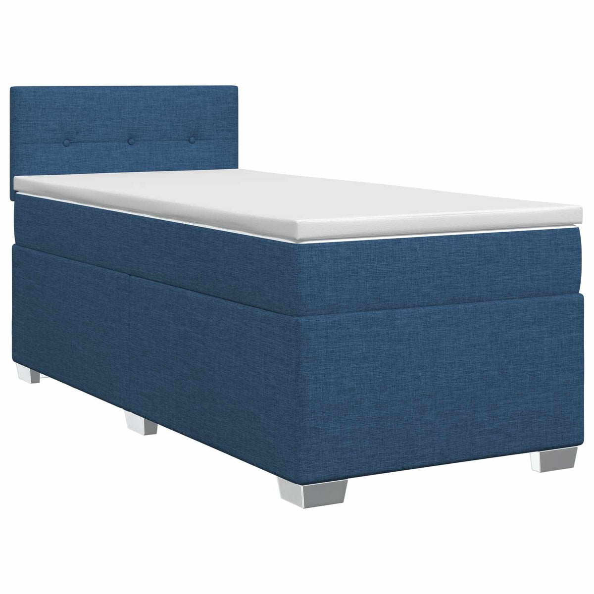 Boxspring krevet s madracem Plava 100 x 200 cm Tkanina