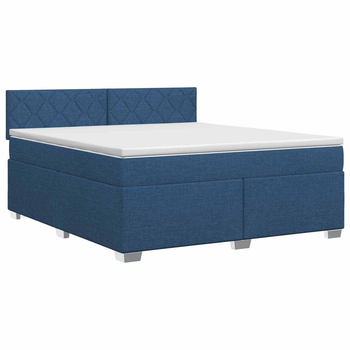 Boxspring krevet s madracem Plava 180 x 200 cm Tkanina