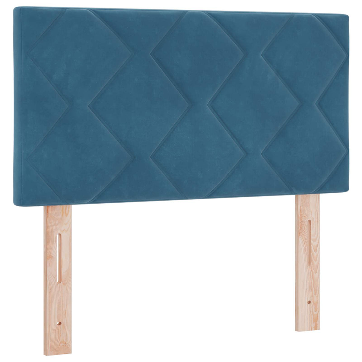 Boxspring krevet s madracem Tamno plava 80 x 200 cm Baršun