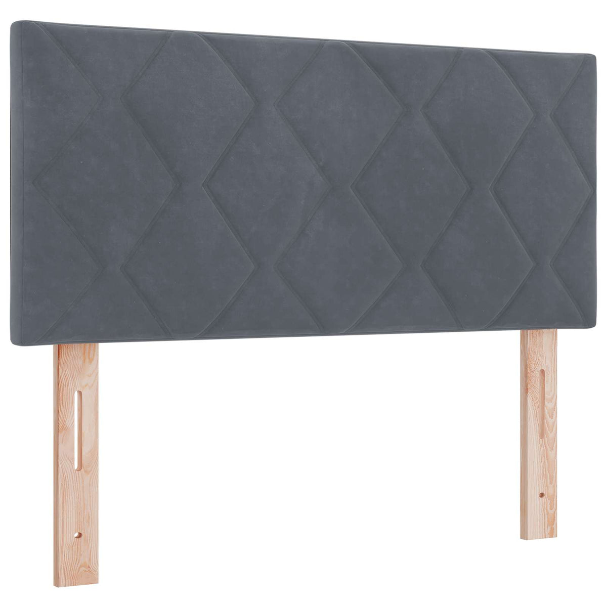 Boxspring krevet s madracem Tamnosiva 90 x 200 cm Baršun