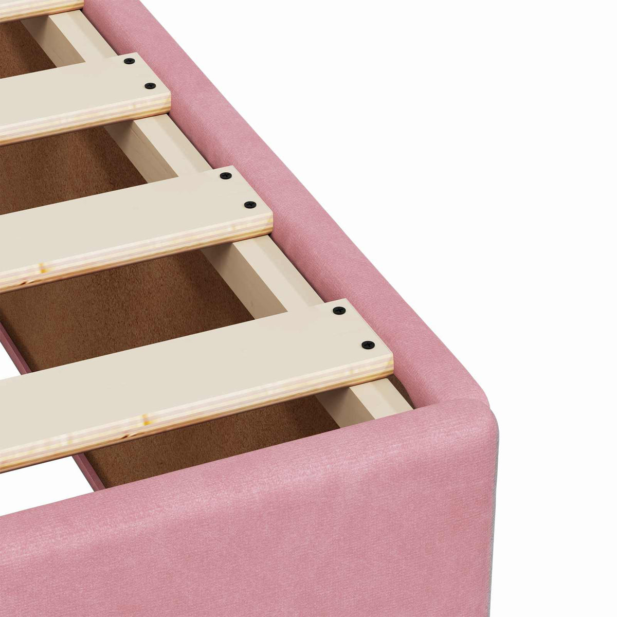 Boxspring krevet s madracem Ružičasta 120 x 200 cm Baršun