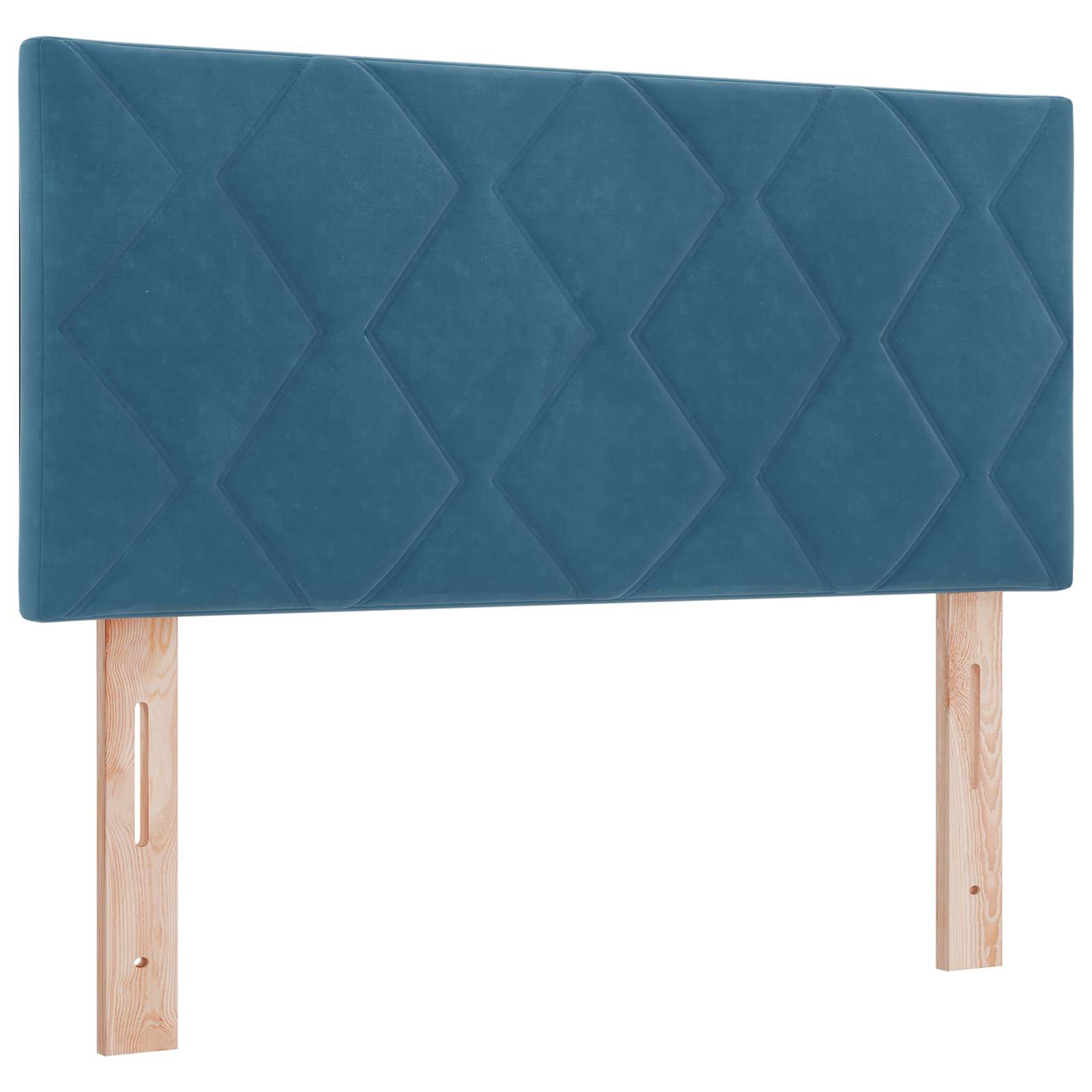 Boxspring krevet s madracem Tamno plava 120 x 200 cm Baršun
