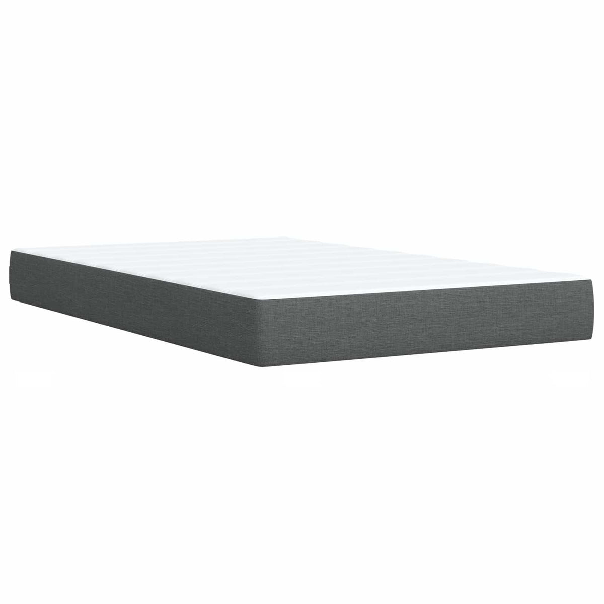 Boxspring krevet s madracem Tamnosiva 120 x 200 cm Tkanina