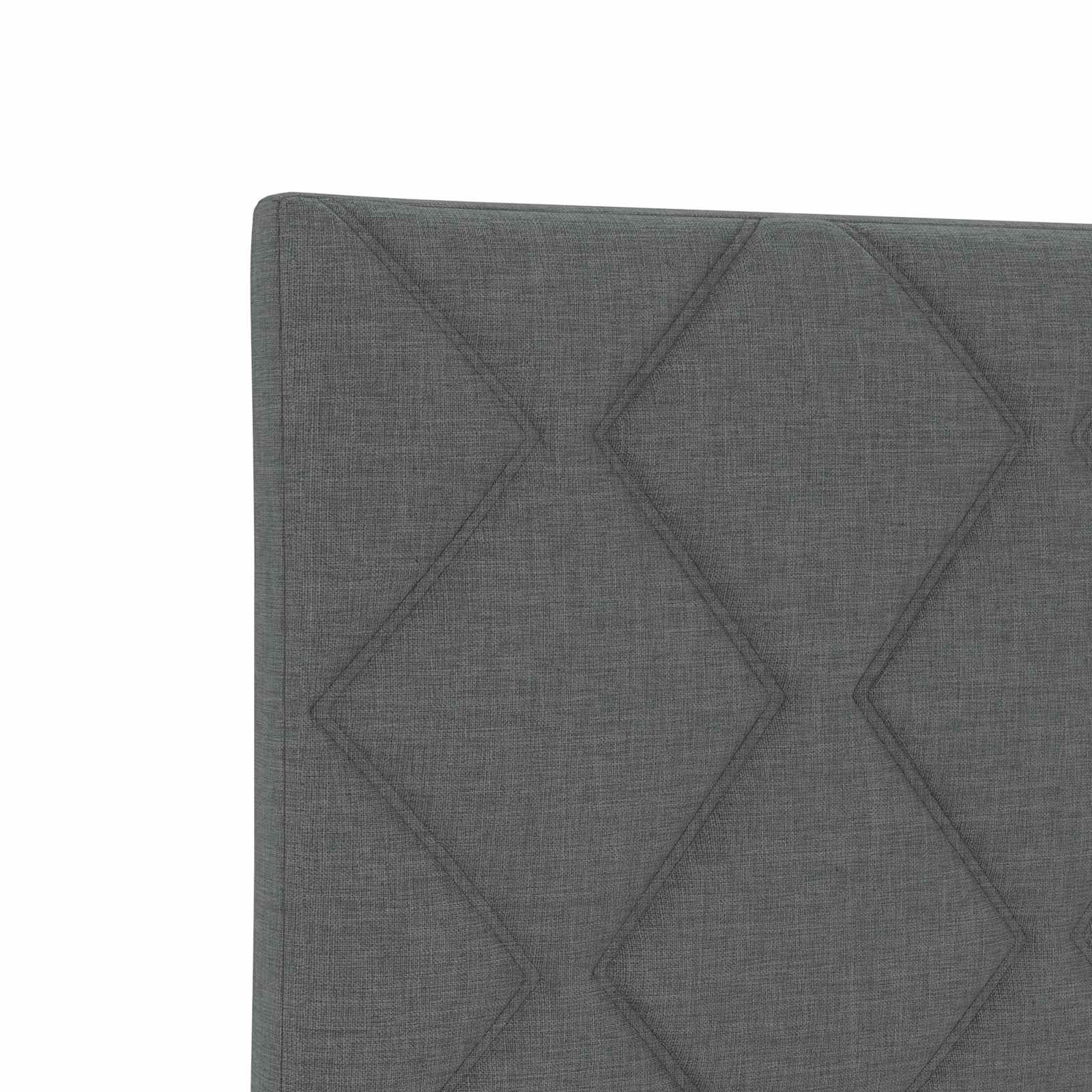 Boxspring krevet s madracem Tamnosiva 180 x 200 cm Tkanina