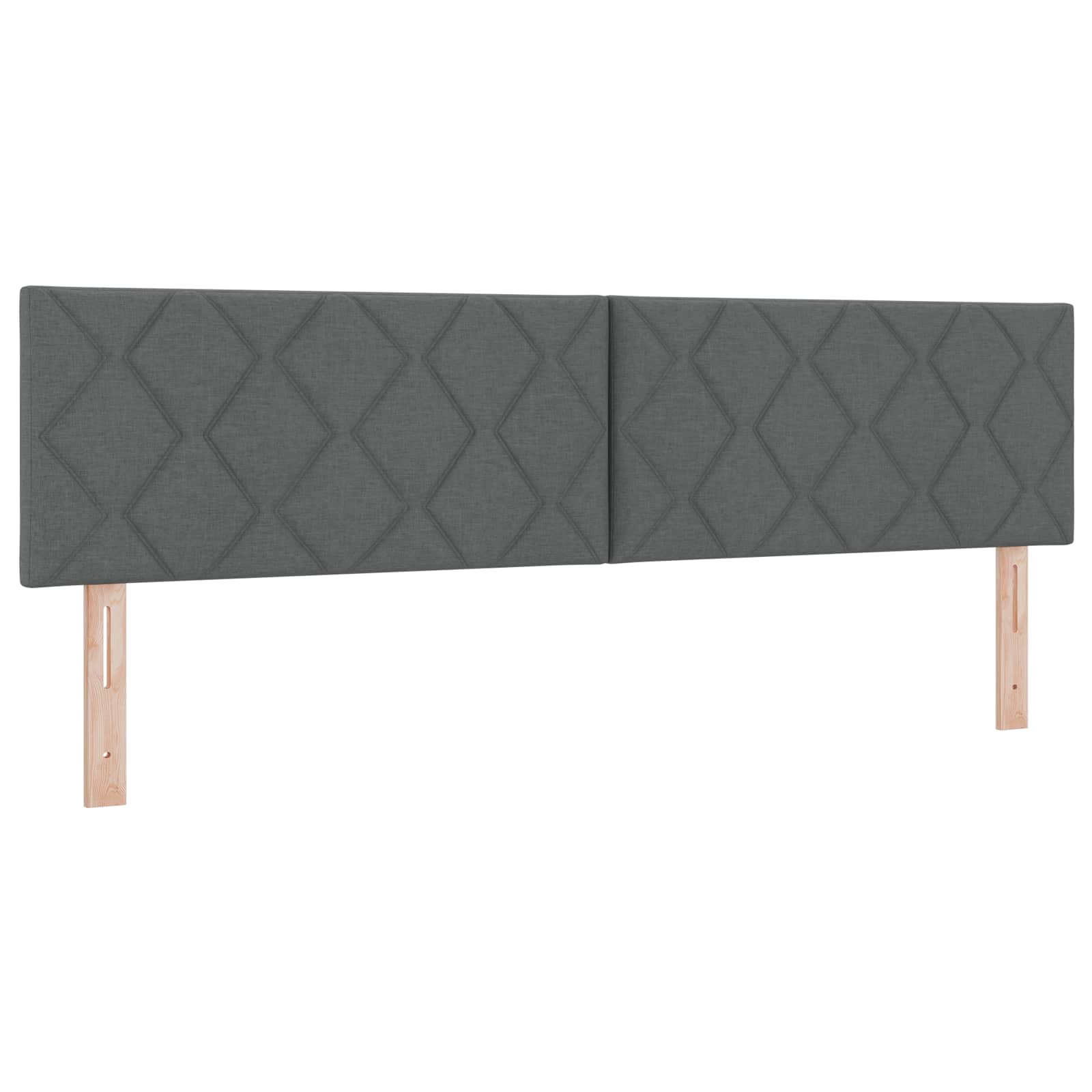 Boxspring krevet s madracem Tamnosiva 180 x 200 cm Tkanina